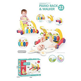 Ходунки Bibi-irn 2 в 1 47 x 10 x 39 см 4 погремушки Multicolor (153142)