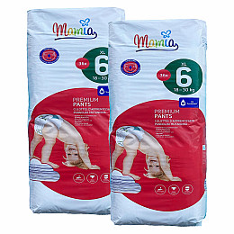 Подгузники-трусики Mamia Premium Pants XL 6 (18-30 кг) 72 шт