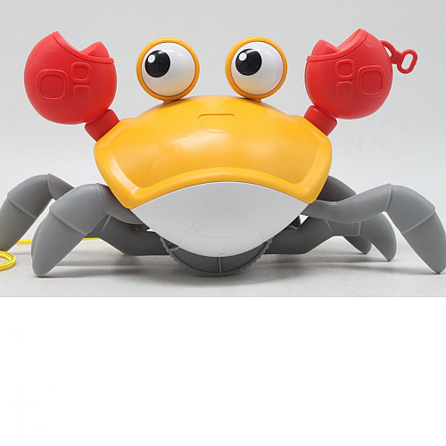 Заводна іграшка Cute crab жовтий Mic (QC03Y)