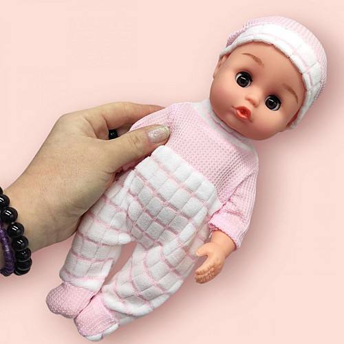 Пупс із пляшечкою Little Baby рожевий Mic (AD12308-G8/G9)