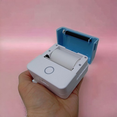 Портативный термопринтер Portable mini printer розовый Mic (C65320)