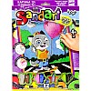 Фреска з кольорового піску Sandart сірий котик Dankotoys (SA-02-01U,02U,03U...10U)