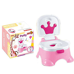 Детский горшок iBaby Potty 34 х 34 х 45 см 4 мелодии Pink (151981)