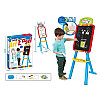 Мольберт дитячий Funny Art Easel 99 х 41 х 37,5 см Red and blue (154785)