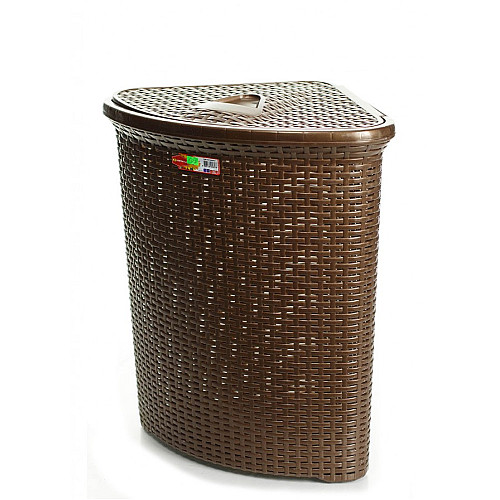 Корзина для белья Senyayla 50 л 51 х 40 х 58 см Шоколадная (4627-sh)