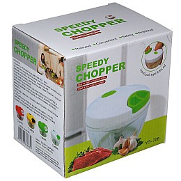Універсальний подрібнювач овочів Speedy Chopper 300 мл Червоний (hub_np2_0353)