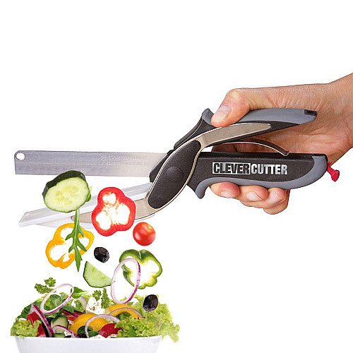 Кухонный нож-ножницы Clever Cutter 2в1 (1009007)