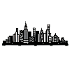 Вешалка настенная Glozis City H-053 50 х 18 см