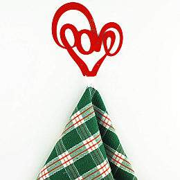 Вішалка настінна Glozis Love H-006 21 х 21 см