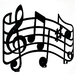 Вішалка настінна Glozis Melody H-049 55 х 32 см