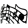 Вешалка настенная Glozis Melody H-049 55 х 32 см
