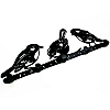 Вешалка настенная Glozis Birds H-066 50 х 16 см
