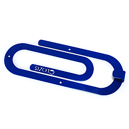 Вешалка настенная Крючок Glozis Clip Blue H-013 26 х 10 см
