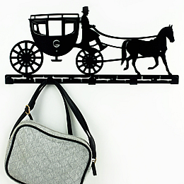 Вішалка настінна Glozis Carriage H-055 52 х 22 см