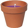 Свеча Candle pot Стандарт 10 x 11 см Коричневый с фиолетовым (000001350)