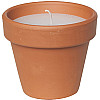 Свеча Candle pot Стандарт 10 х 11 см Коричневый с белым (000001346)