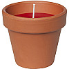 Свеча Candle pot Стандарт 10 х 11 Коричневый с бордовым (000001349)