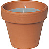 Свеча Candle pot Стандарт 10 х 11 см Коричневый с синим (000001351)