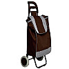 Тачка сумка на колесах кравчучка Stenson E00317 Brown 95см