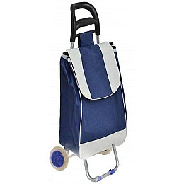 Тачка сумка на колесах кравчучка Stenson E00317 Blue Dark 95см