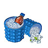Форма для заморозки льда Ice Cube Maker Синий (200705)