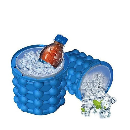 Форма для заморозки льда Ice Cube Maker Синий (200705)