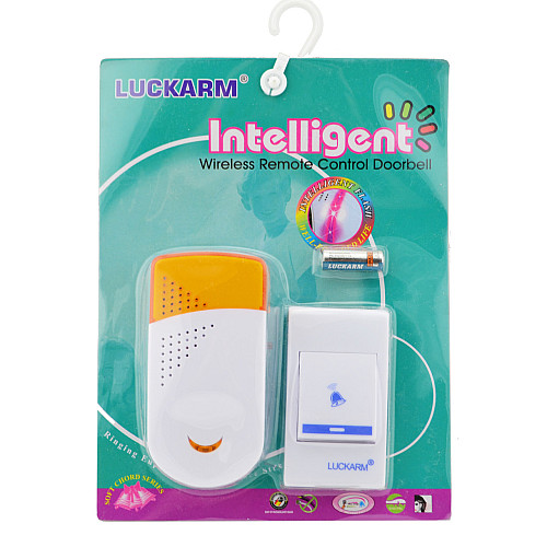 Бездротовий дверний дзвінок Luckarm Intelligent A8603 220V Yellow (np2_6613)