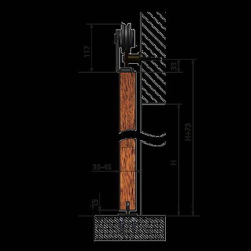 Комплект Раздвижной Системы Luna В Стиле Loft Valcomp Design Line