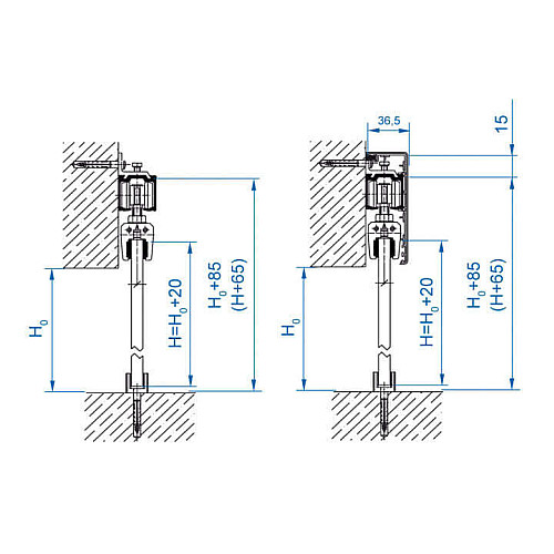 Комплект Фурнитуры Для Стеклянной Раздвижной Двери Valcomp Herkules Glass 213-37