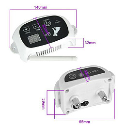 Электронный забор Pet KD-661 для собак с 1-м ошейником Белый (100370)