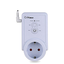 Умная GSM розетка с датчиком температуры Vbestlife iTimer USB Белый (100154)