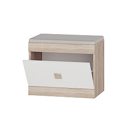 Тумба для обуви Еверест 600 Соната Сонома с білим (Son-32)