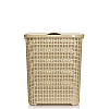 Корзина для белья Senyayla 50 л 44 х 34 х 50 см Бежевая (4629-bj)