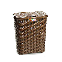 Корзина  для белья Senyayla 50 л 44 х 34 х 50 см Шоколадная (4629-sh)