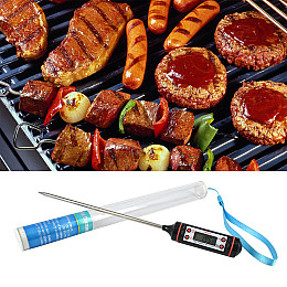 Електронний кухонний термометр HMD Чорний (91-8720864)