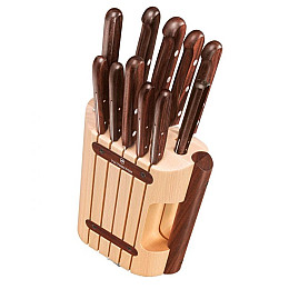 Кухонний набір Victorinox Rosewood Cutlery Block 12 предметів з дерев'яними ручками (5.1150.11)