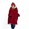 Плед Huggle Hoodie Бордовий (161398476)