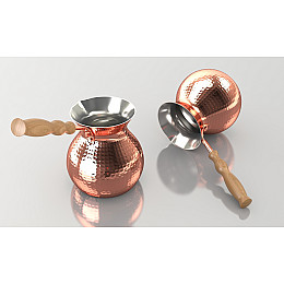 Турка-Джезва ZH мідна 150 мл Луската