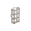 Этажерка Ferrum-decor Конект 120x60x28 см Дуб Сан-Марино (XK00200)