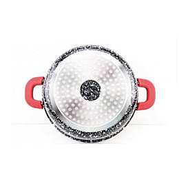 Кастрюля с антипригарным покрытием A-plus AP-1470 4.3 л Серая (300510)