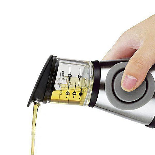 Пляшка для олії з дозатором Оil dispenser 500 мл Сіра