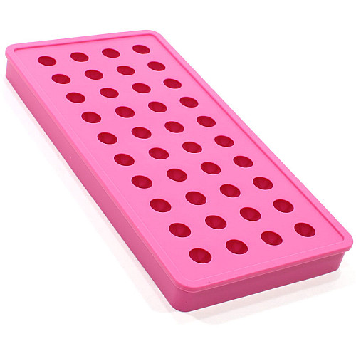 Силиконовая форма для льда CUMENSS B-1012 Pink 40 ячеек (3470-13124)