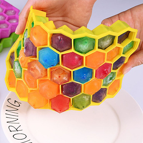 Силиконовая форма для льда CUMENSS Соты 205х115 мм Yellow (3474-13157)