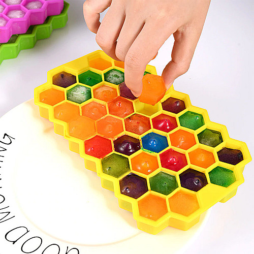 Силиконовая форма для льда CUMENSS Соты 205х115 мм Yellow (3474-13157)