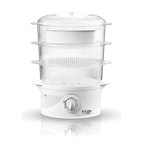 Пароварка электрическая Adler AD-633 9 л 800W White (112360)