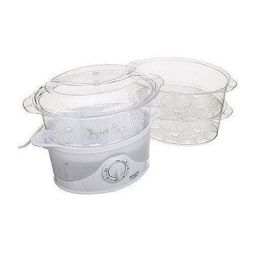 Пароварка электрическая Adler AD-633 9 л 800W White (112360)