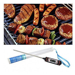 Термометр електронний для кухні та для їжі NicePrice TP101 Чорний (300892)