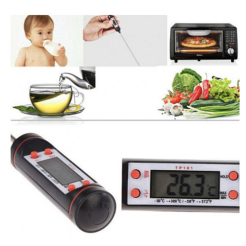 Термометр электронный для кухни и для еды NicePrice TP101 Черный (300892)