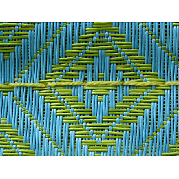 Крісло Шезлонг CRUZO метал Жовтий/Блакитний (kr0001)