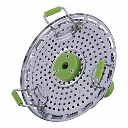 Пароварка складная Kamille Lamarche 27,5 см Салатовый